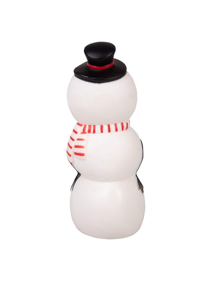 Christmas Snowman Ball Popper Toy - Holiday Stocking Stuffer Includes 4 Soft Foam Balls - Squeeze To Pop Air Powered Balls Up To 20 Feet - For Indoor/Outdoor Play - Gift For Kids, Girls, Boys