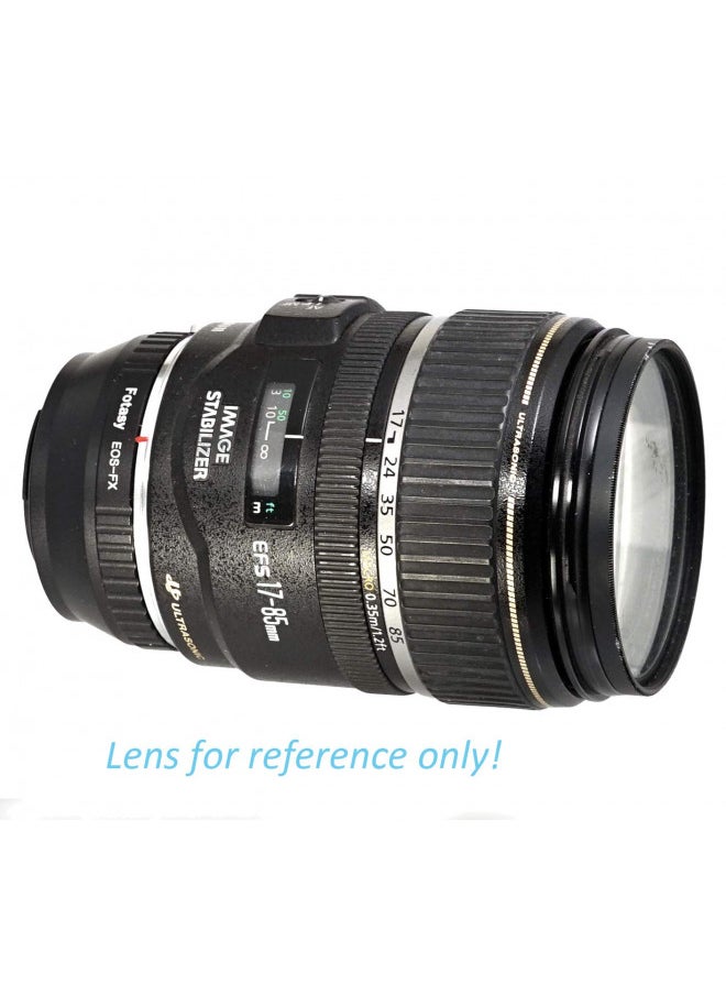 Fotasy Manual Cannon EF EF-S Lens to Fuji X Adapter, EOS EF to X Mount Adapter, Compatible with Fujifilm X-Pro1 X-Pro2 X-Pro3 X-E2 X-E3 X-A10 X-T1 X-T2 X-T3 X-T4 X-T10 X-T20 X-T30 X-T30II X-T100 X-H1