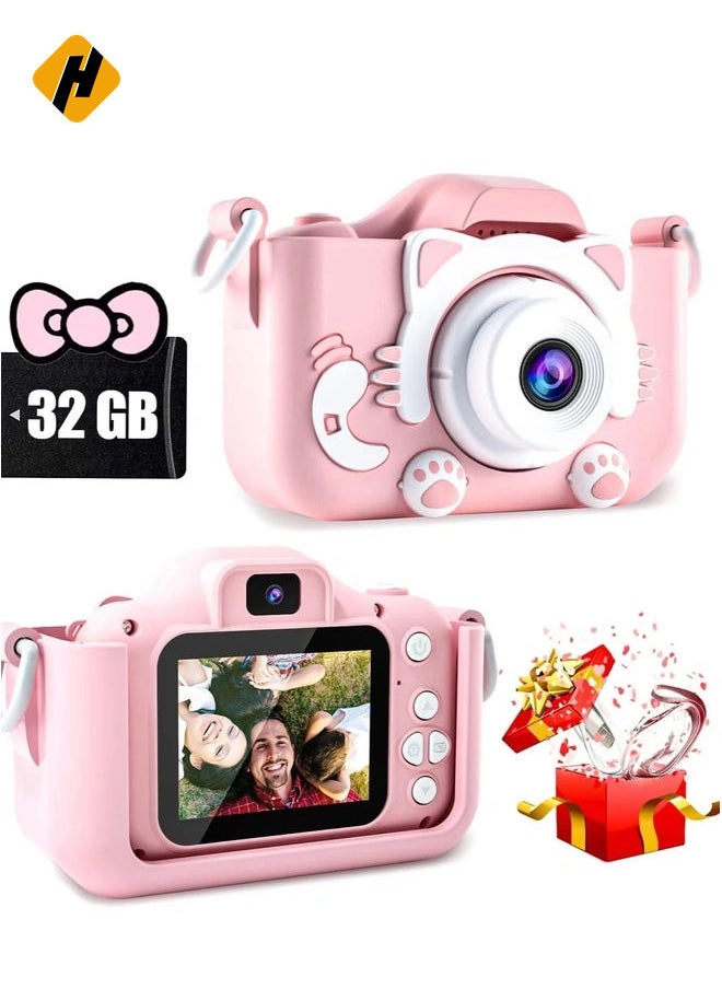 1080P HD Kids Camera – Selfie Digital Video Camera for Boys and Girls (Ages 3-12)