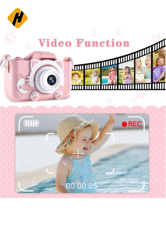 1080P HD Kids Camera – Selfie Digital Video Camera for Boys and Girls (Ages 3-12)