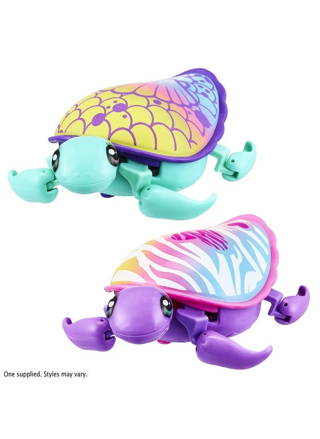 Lil' Turtle, S9 Single Pack- Styles Vary, Interactive, Animated Electronic Turtle, Walking & Swimming Movement, Collectable Pet Character Toy