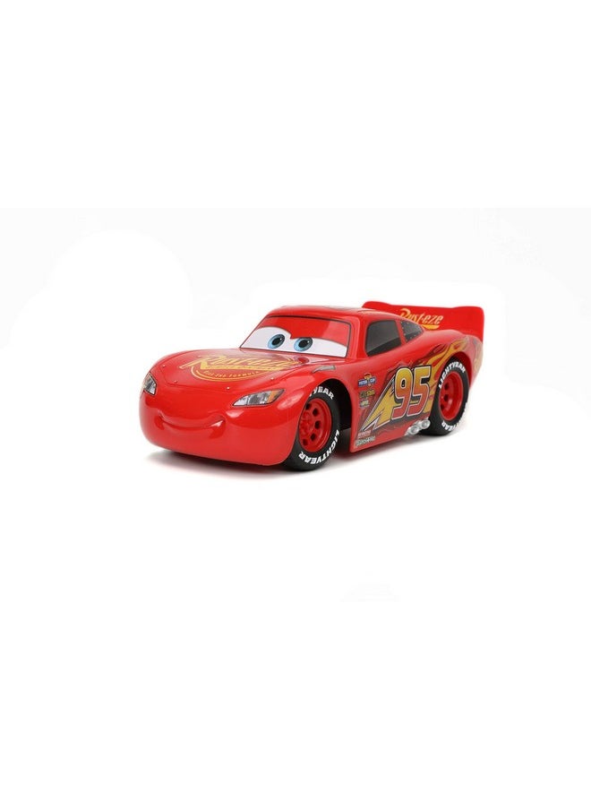 Pixar Cars 1:24 Lightning Mcqueen Rc Remote Control Car 2.4 Ghz Red Toys For Kids