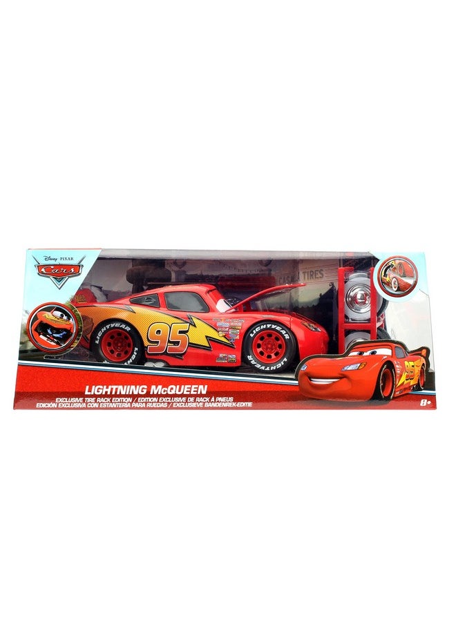 Disney Pixar Cars 3 Lightning Mcqueen Die-Cast Car With Tire Rack (99751)