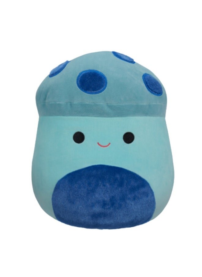 Squishmallows Ankur Teal Mushroom with Blue Fuzzy Spots and Belly Plush Toy (30.48 cm)