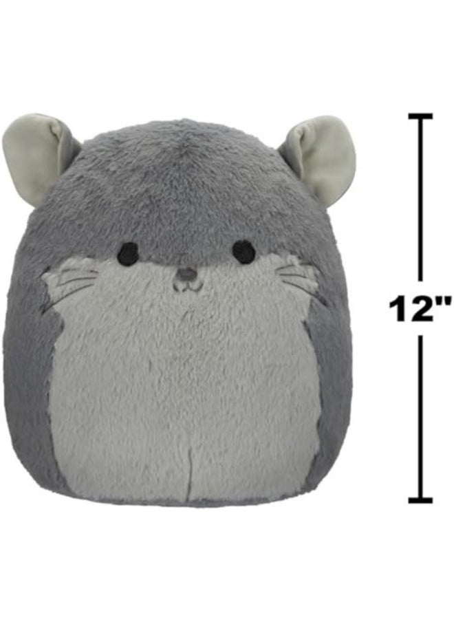 Squishmallows Fuzzamallows Miper Chinchilla Plush Toy (30 cm)