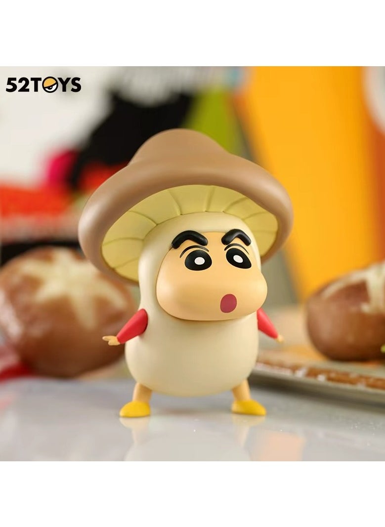 52TOYS BLIND BOX Crayon Shinchan Food Materials, Mystery Box, random Box, Anime Figure Desktop Decoration, Gift for Anime Fans