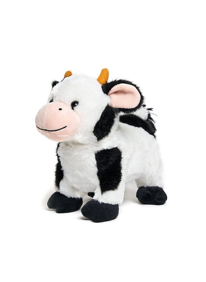 - Barnyard Buddies Cow | Animated Singing Cow Plush Stuffed Animal | Walks And Wags Tail To Old Macdonald, 8 Inches