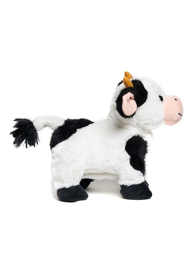 - Barnyard Buddies Cow | Animated Singing Cow Plush Stuffed Animal | Walks And Wags Tail To Old Macdonald, 8 Inches