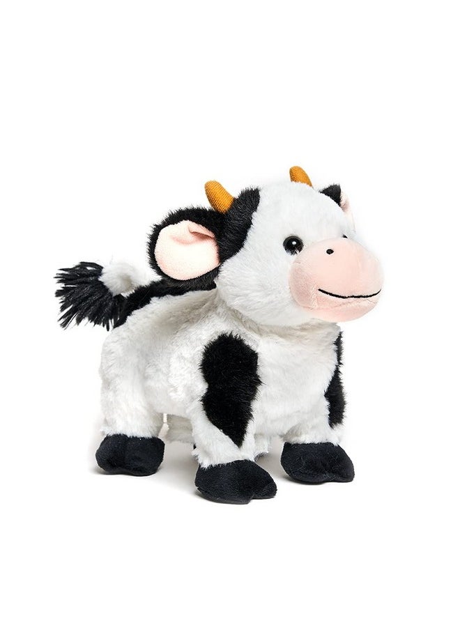 - Barnyard Buddies Cow | Animated Singing Cow Plush Stuffed Animal | Walks And Wags Tail To Old Macdonald, 8 Inches