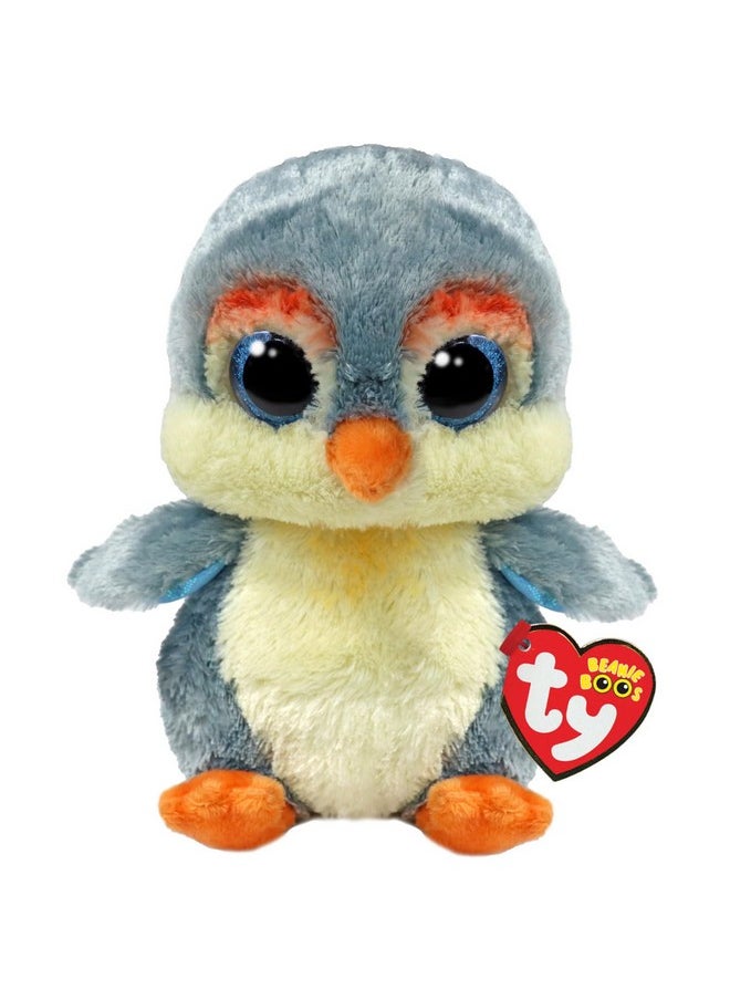 Beanie Boos T37322 Fisher The Bird With Glittery Blue Eyes, The Plush With Big Sparkly Eyes - 15 Cm