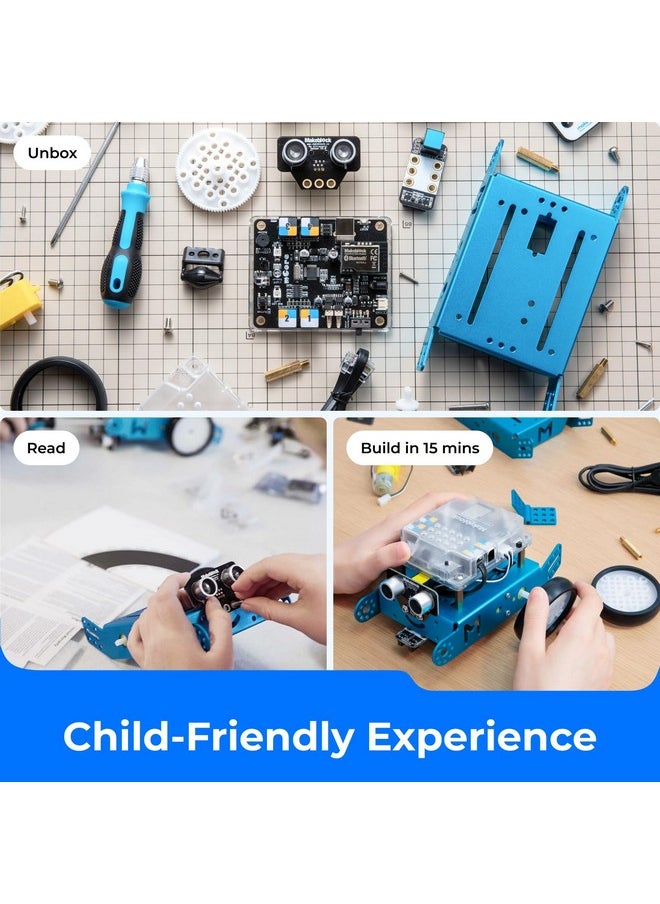 Mbot Robot Kit, Robotics For Kids Ages 8-12 Learn To Code With Scratch & Arduino, Stem Toys Science Kits For Kids Age 8-12 Boys And Girls Age 8+