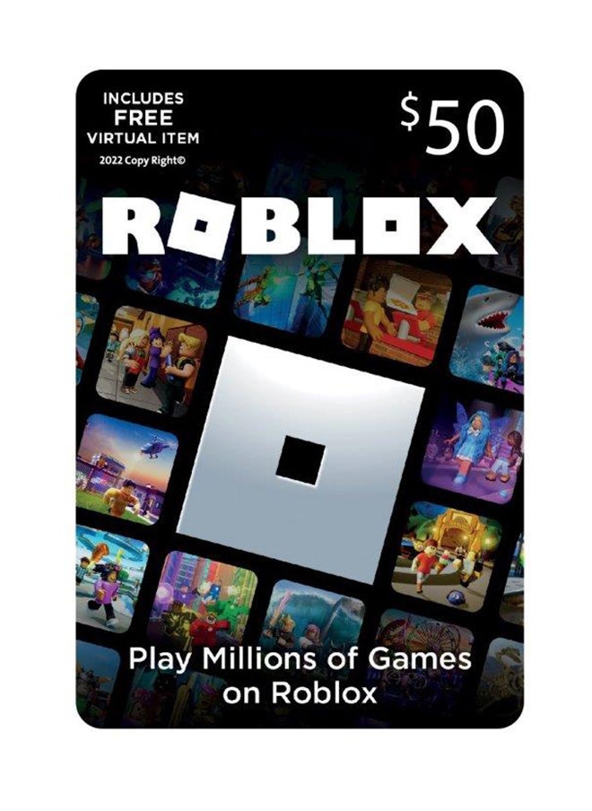 Roblox 50$ USA - (Delivery via SMS/WhatsApp)