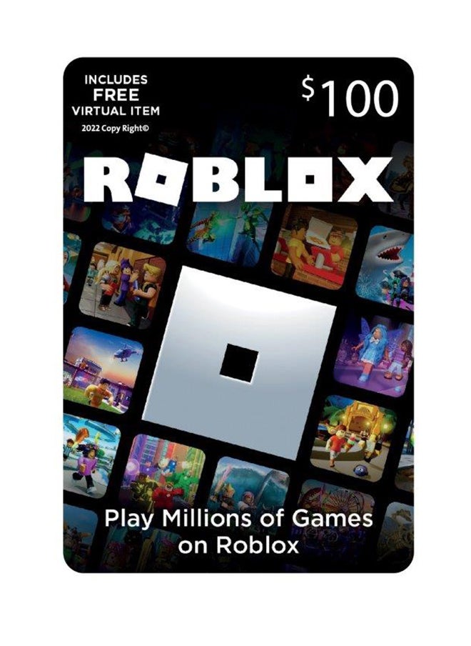 Roblox 100$ USA - (Delivery via SMS/WhatsApp)