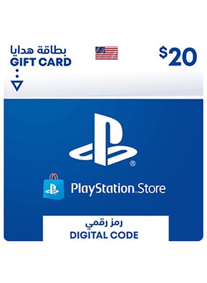 PlayStation $20 USA - (Delivery via SMS/WhatsApp)