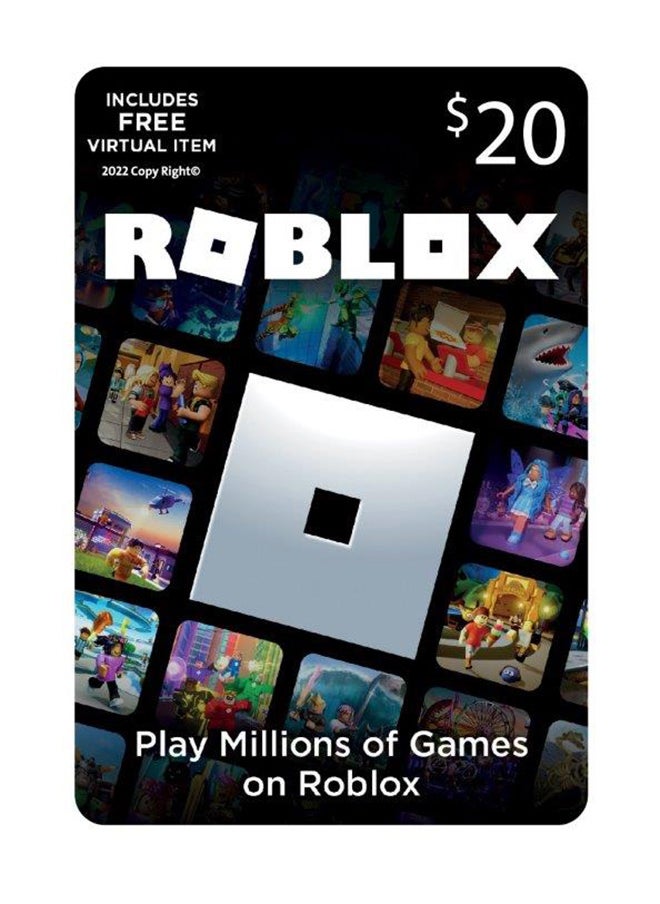 Roblox 20$ USA - (Delivery via SMS/WhatsApp)