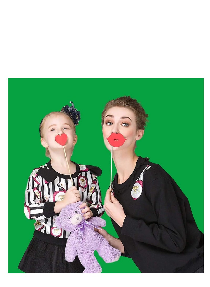 Xria Green Screen Backdrop Stand Kit 6.5x10ft 2X3cm Background Support System with Washable Cloth Chromakey Backdrop and Clamps