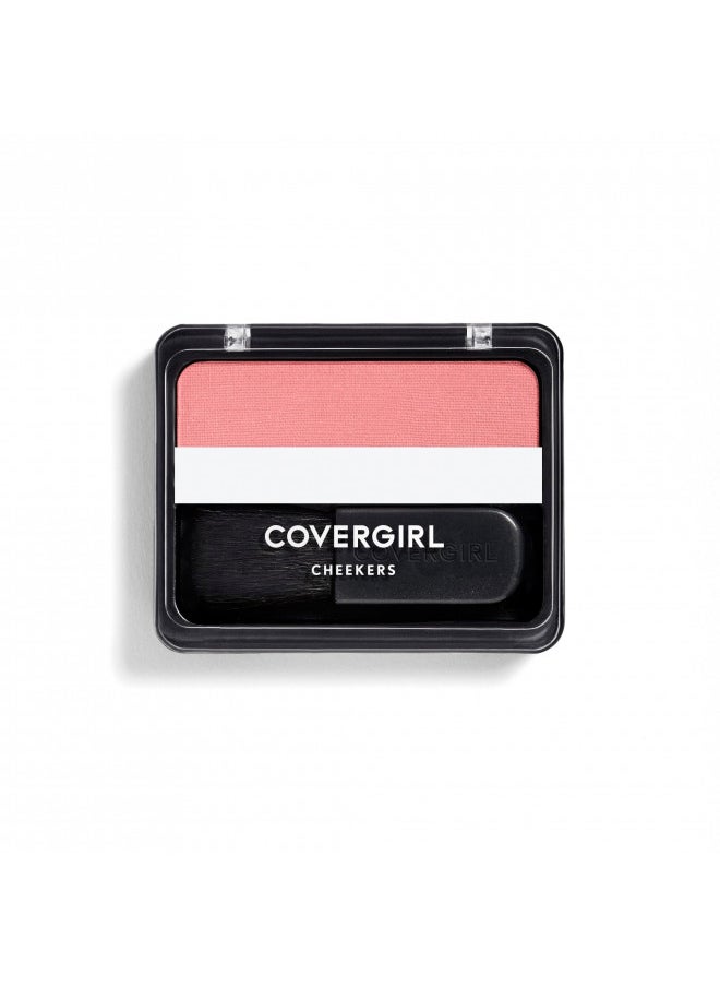 Covergirl   Cheekers Blush, Soft, Blendable, Lightweight Formula, Easy & Natural Look, 100% Cruelty Free