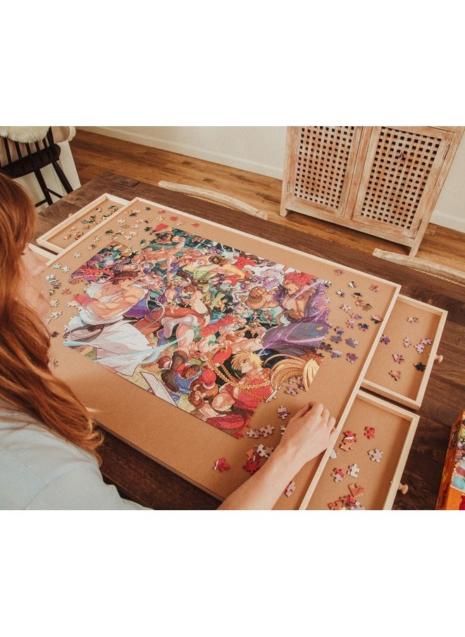 Street Fighter Time For Battle 1000-Piece Jigsaw Puzzle For Adults | Brain Teaser, Educational Developmental Toys & Games, Building Kit Activities To Encourage Creative Play | 28 X 20 Inches