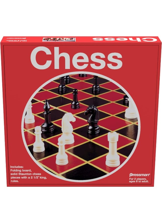 Pressman Toy Chess in Box, Red