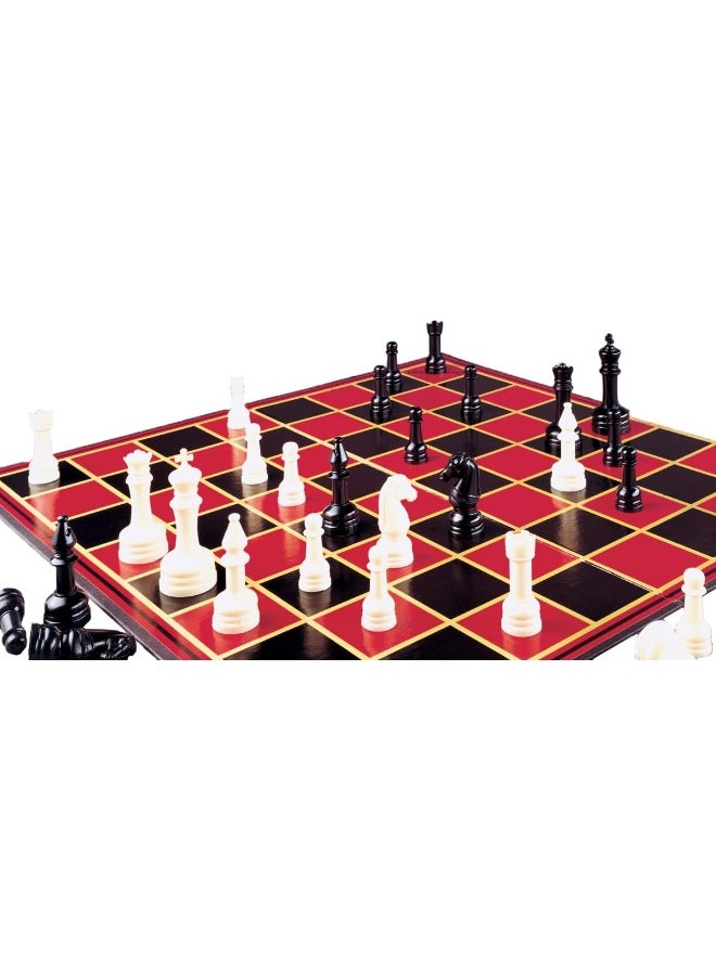 Pressman Toy Chess in Box, Red