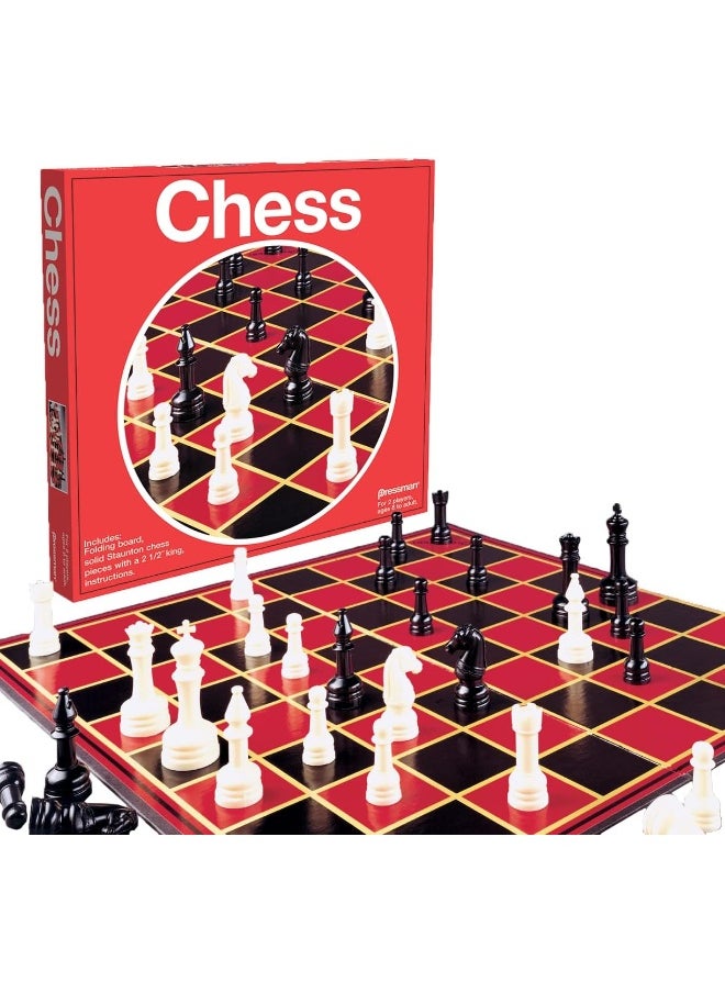 Pressman Toy Chess in Box, Red