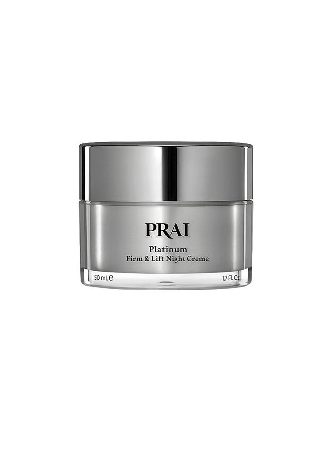 Beauty Platinum Firm & Lift Night Creme, Anti-Aging And Hydrating Night Face Moisturizer For Women, Hydrating And Revitalizing Night Cream, Overnight Face Lotion, 1.7 Oz