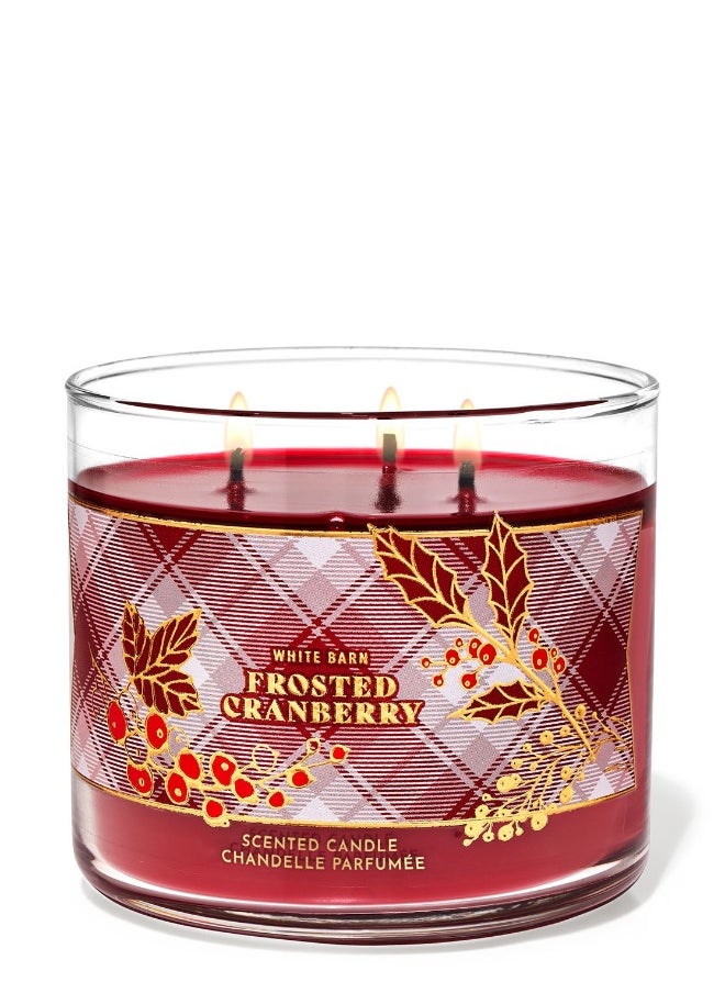 Frosted Cranberry 3-Wick Candle