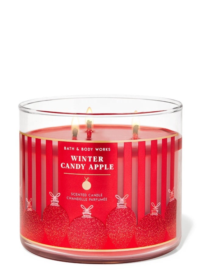 Winter Candy Apple 3-Wick Candle