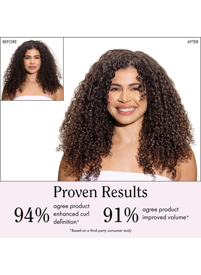 Curl Defining Cream, Enhance Waves, Curls & Coils, Soft Hold Weightless Volume, Moisturizing Frizz-Free Shine With Aloe Vera, Coconut Oil & Shea Butter, All Curl Patterns 2A - 4C, 10 Oz