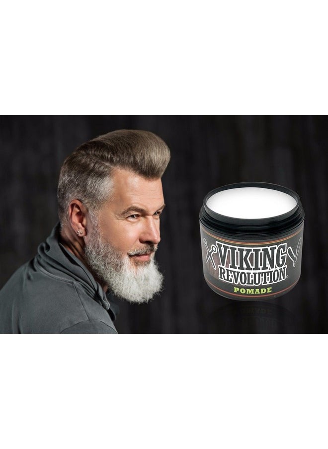 Hair Pomade For Men (New Formula) - Medium Hold And Matte Shine Free For Classic Look 4Oz - Water Based & Easy To Wash Out