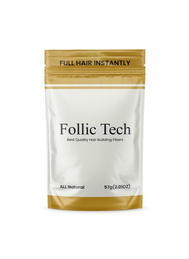 Hair Fibers For Thinning Hair For Men And Women - Hair Building Fibers To Achieve Fuller-Looking Instantly. Thick Hair Fiber To Conceal Hair Loss In 6 Shades - 57G Refill Pack - Blond