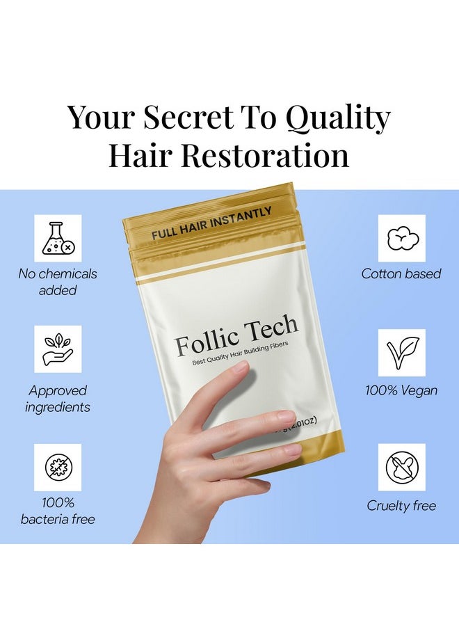 Hair Fibers For Thinning Hair For Men And Women - Hair Building Fibers To Achieve Fuller-Looking Instantly. Thick Hair Fiber To Conceal Hair Loss In 6 Shades - 57G Refill Pack - Blond