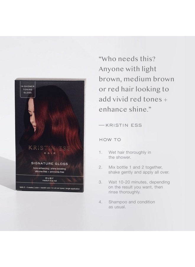 The One Signature Hair Gloss - Ruby: Medium True Red