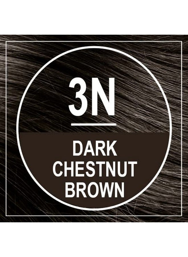 Permanent Hair Color 3N Dark Chestnut Brown (Pack Of 1), Ammonia Free, Vegan, Cruelty Free, Up To 100% Gray Coverage, Long Lasting Results