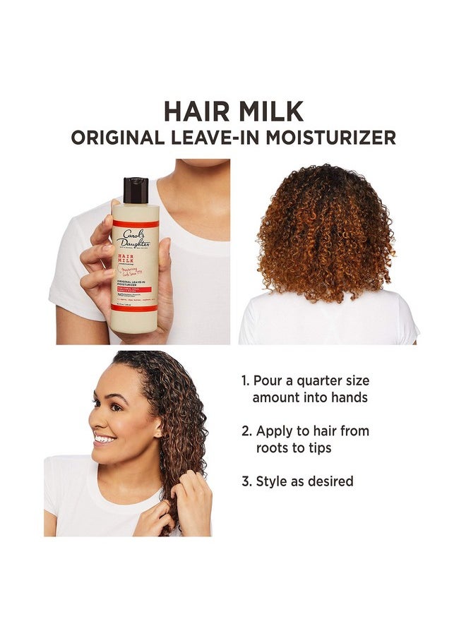 Cts By Carol'S Daughter, Hair Milk Original Leave-In Moisturizer For Curls, Coils And Waves With Agave And Shea Butter, 8 Fl Oz (Packaging May Vary)