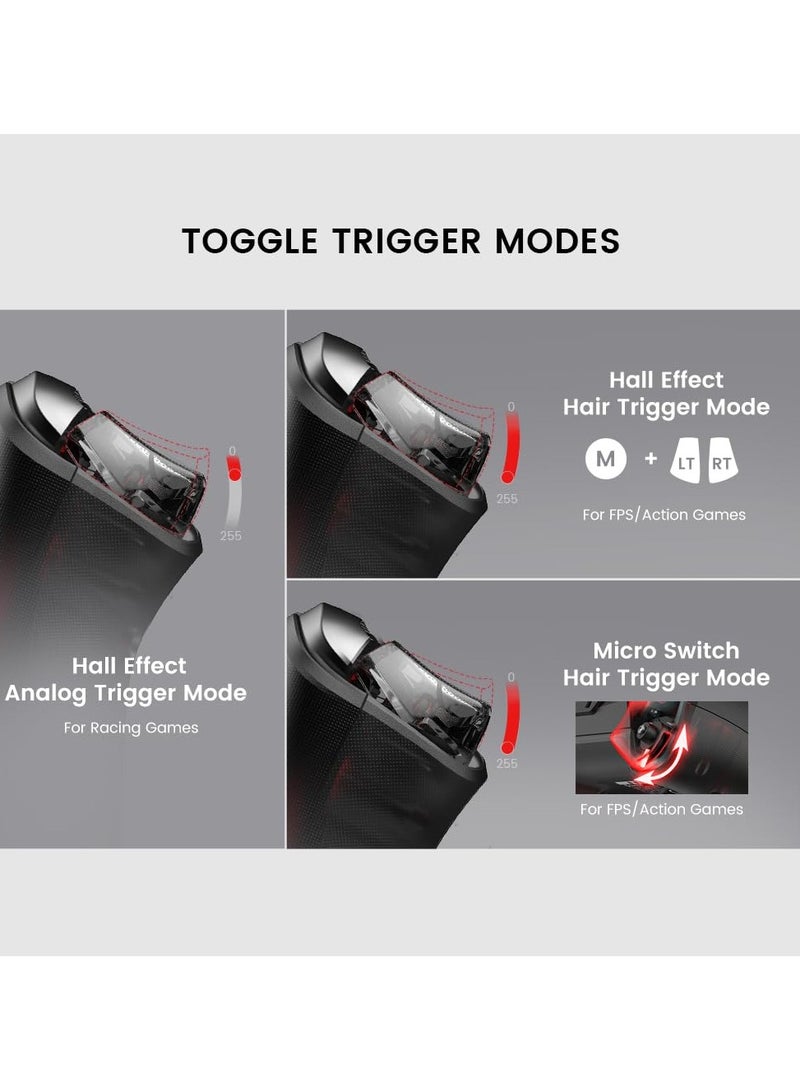 Cyclone 2 Multiplatform Wireless Controller- TMR Electromagnetic Joysticks&Hall Effect Switch triggers,6-axis Gyro Gaming Controller for Switch/PC/iOS/Android/Steam