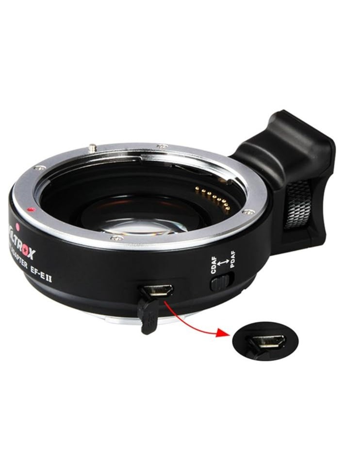 VILTROX EF-E II 0.71x Lens Mount Adapter for Canon EF-Mount Lens to Select Sony E-Mount Cameras