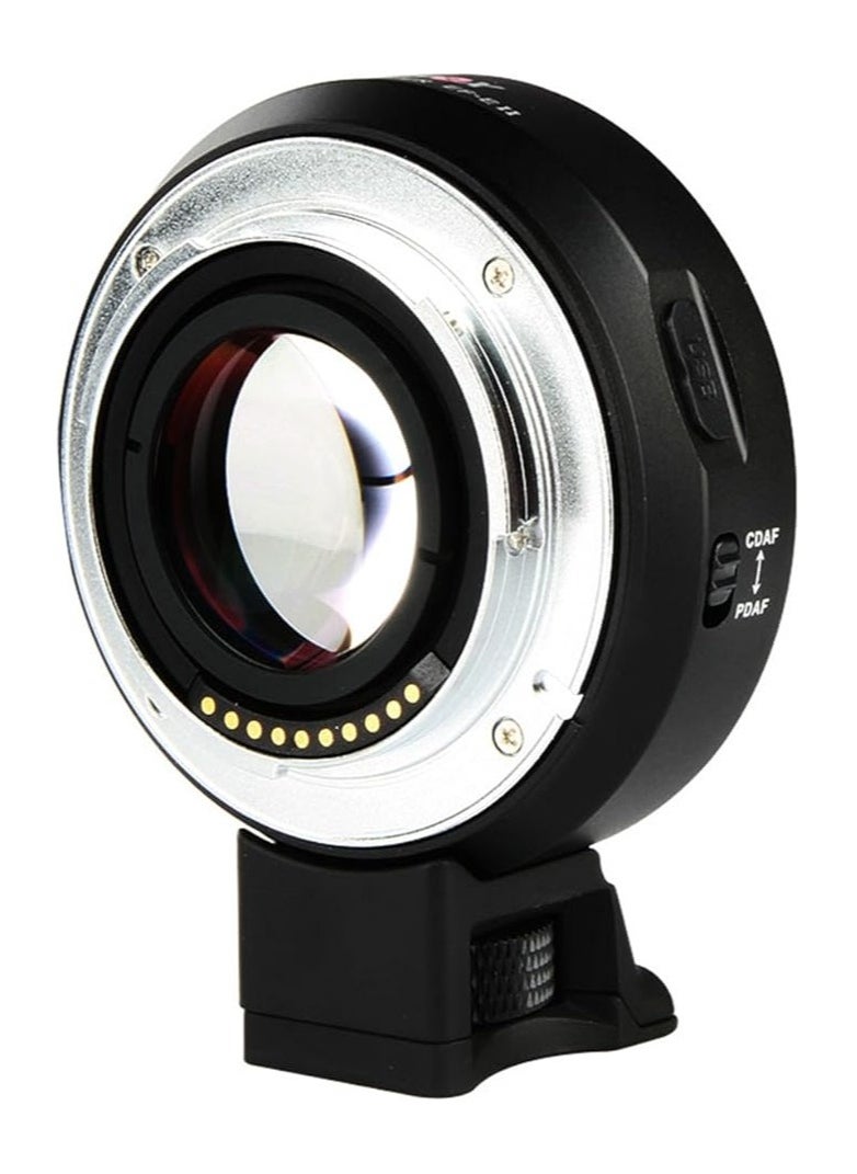 VILTROX EF-E II 0.71x Lens Mount Adapter for Canon EF-Mount Lens to Select Sony E-Mount Cameras