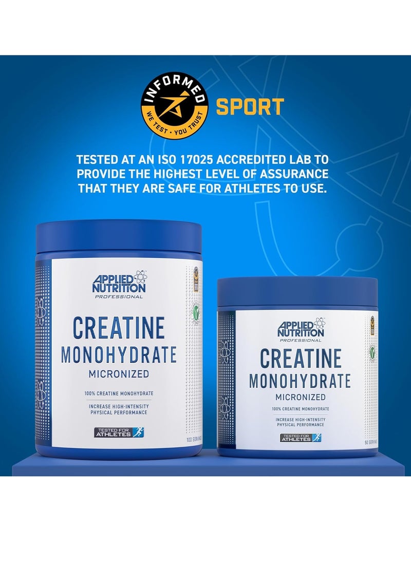 Applied Nutrition Creatine Monohydrate Micronized, Unflavored, 250 Gm