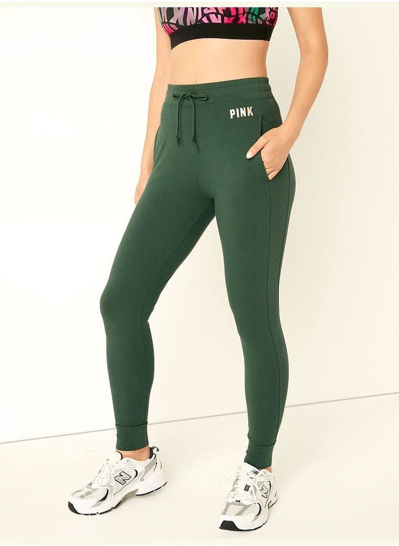 Cotton High Waist Joggers