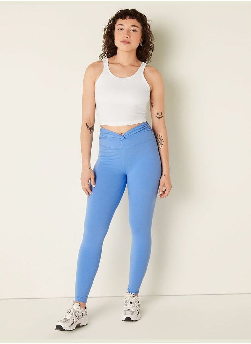 Cotton Twist Waist Leggings