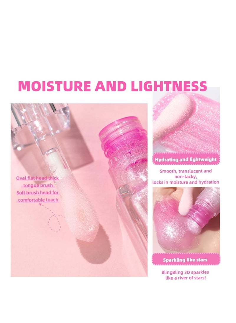 Magic Color Changing Lip Oil V2, Bossup Cosmetics Color Changing Lip Oil, Color Changing Lip Gloss, Boss Up Color Changing Lip Oil, Warm Change Moisturizing (2PCS)