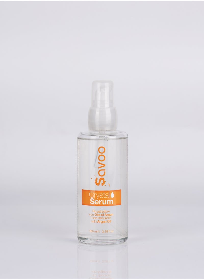 SAVOO Crystal Serum - Hair Rebuilder with Argan Oil - Hair Serum - 100ML