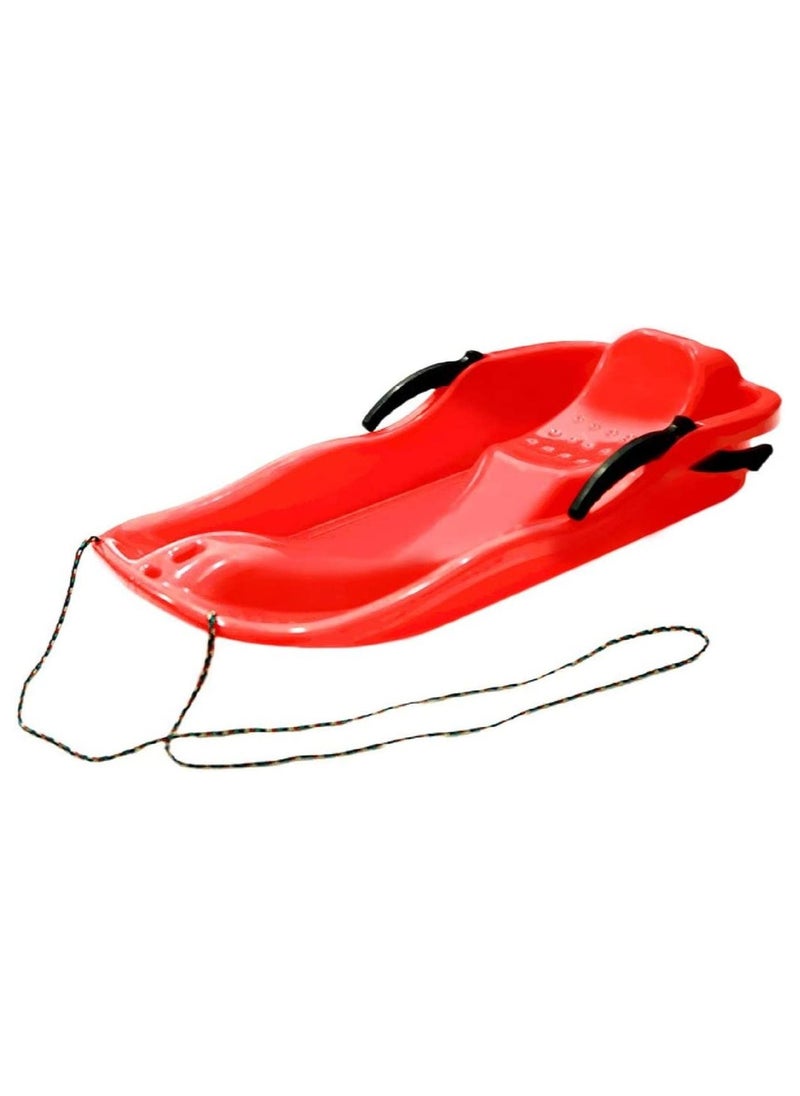 Outdoor Sports Plastic Skiing Boards Sled Luge Snow Grass Sand Board Ski Pad Snowboard With Rope For Double Person