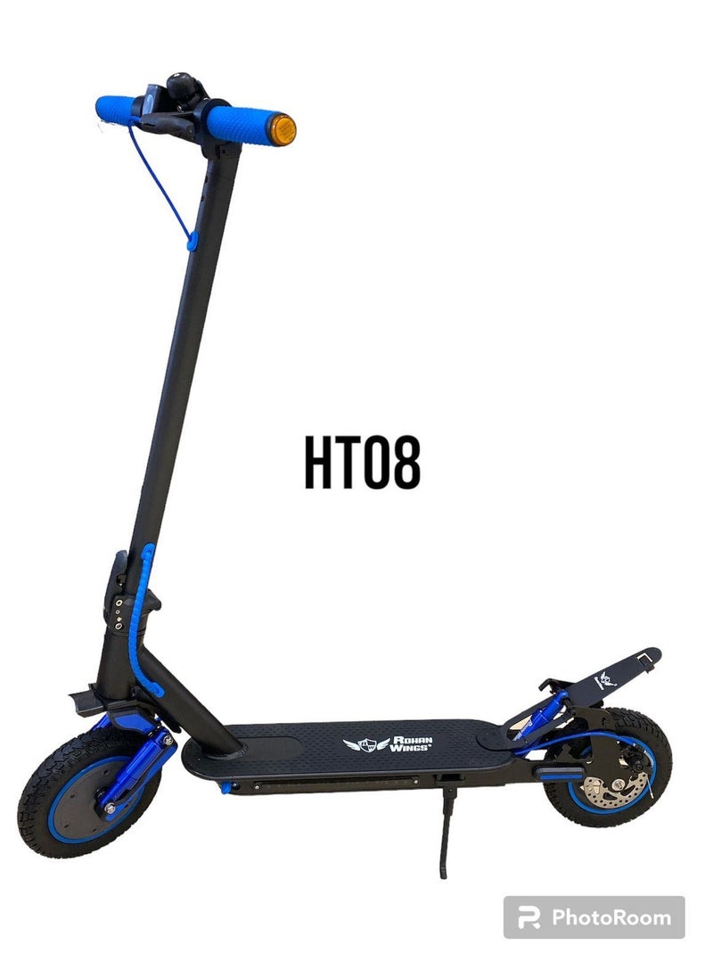 Rohan Wing Pro Electric Scooter With Led Lights And Front/Rear Shock For Double Security Protection