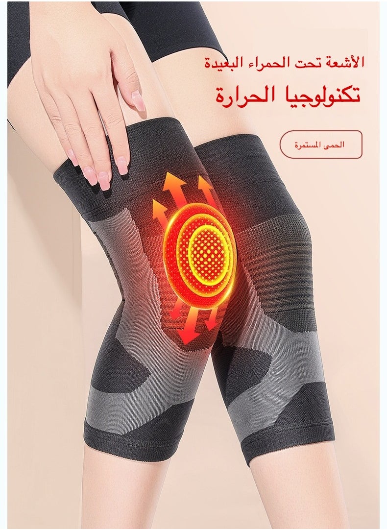 Graphene Knee Pads for Winter Warmth and Protection，Self-Heating Knee Brace for Cold Weather, Anti-Slip, Windproof, and Breathable for Autumn and Winter