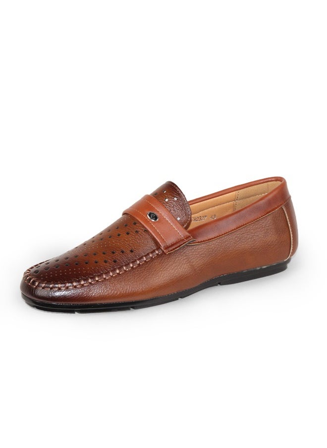 Men's Casual Slip-on Leather Shoes Classic Men Office Business Dress Loafers