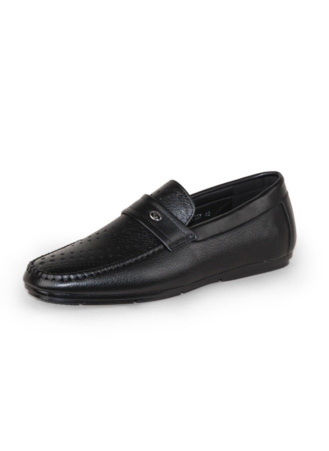 New leather men's loafers Breathable soft comfortable leather shoes