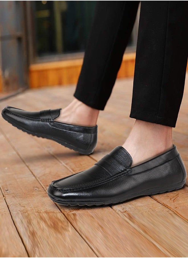 Genuine Leather Outsole Soft Loafers Leather Men Boat Shoes