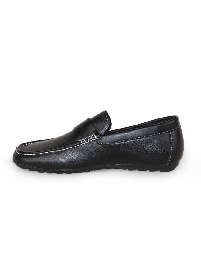 Men Shoes Formal Business Lower Heel Genuine Leather Loafer